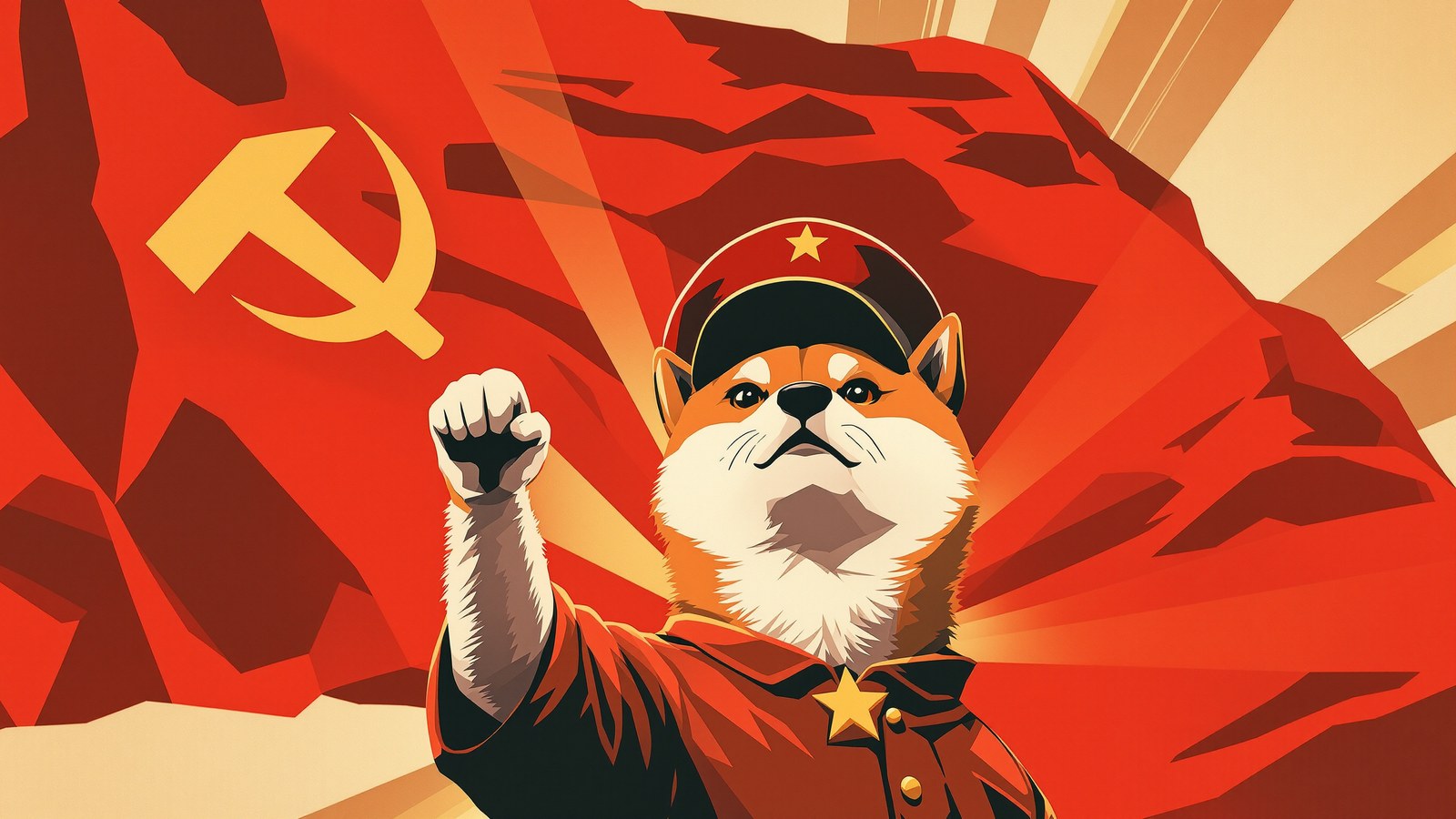 Meme Nation hero — heroic propaganda figure